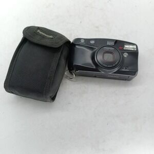 Minolta Freedom Zoom 70EX Point and Shoot 35mm Film Camera 35-70mm Lens Black r1